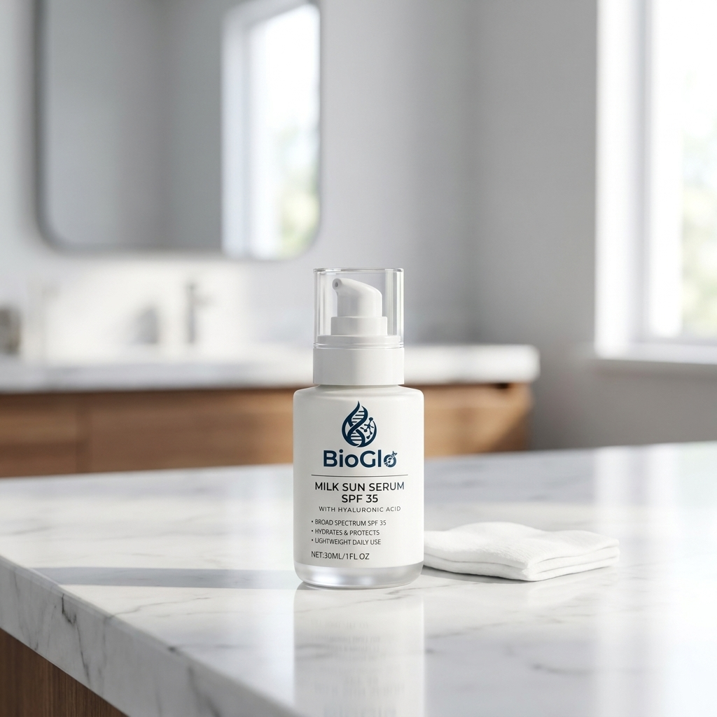 Milk Sun Serum SPF 35 – Lightweight Sun Protection For All Skin Types Including Acne Prone and Sensitive