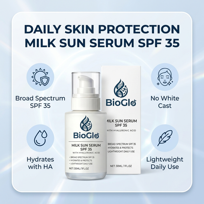 Milk Sun Serum SPF 35 – Lightweight Sun Protection For All Skin Types Including Acne Prone and Sensitive